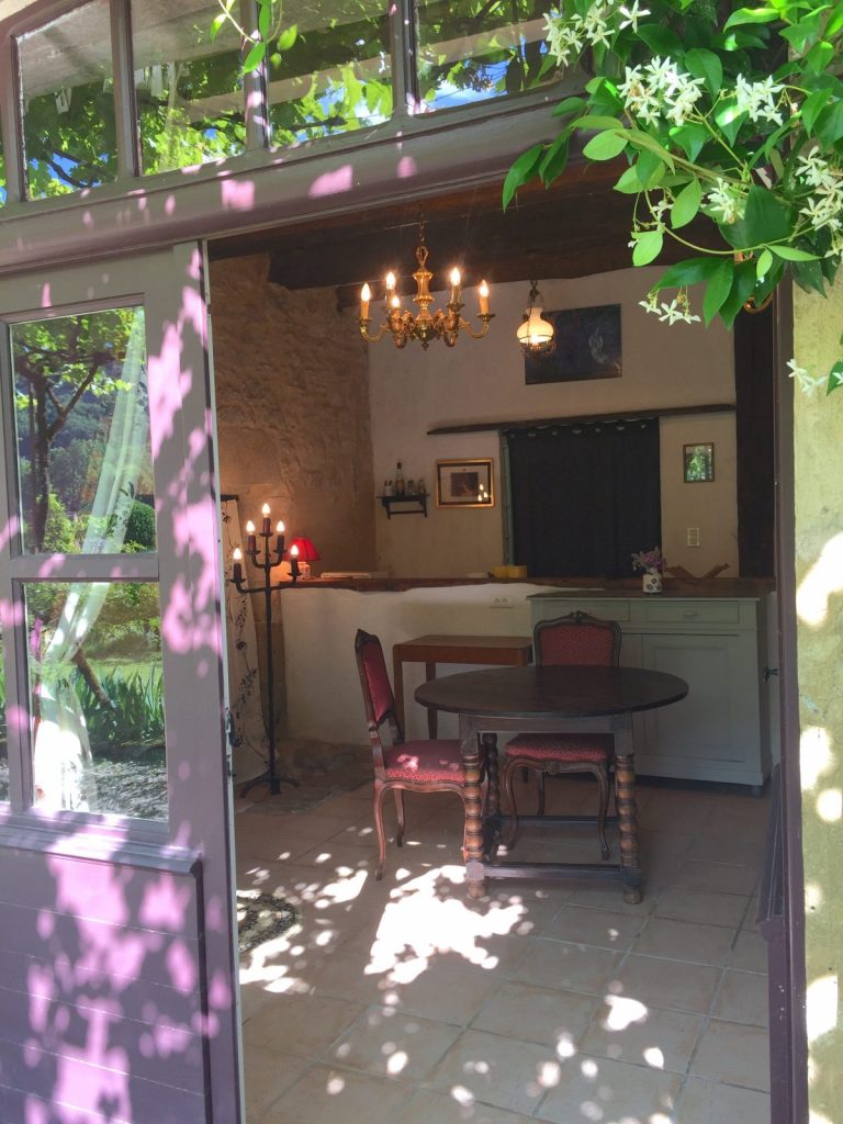 Vue depuis l'entrée